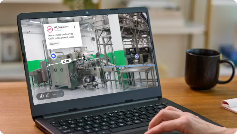 Visualisation de scan 3D et jumeau numérique sur logiciel Matterport